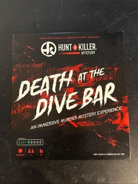 Hunt A Killer Mystery Game — Death at the Dive Bar, with 4 ADD-ON Mystery Boxes